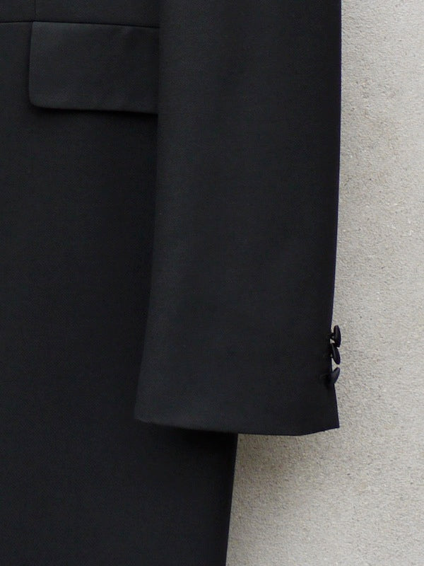 Frockcoat traditional mens black double breasted frock coat