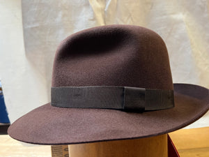 Foldaway Trilby Hat (Brown)