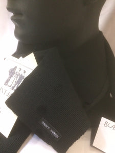 Woolly Knit Scarf (Black/Noir)