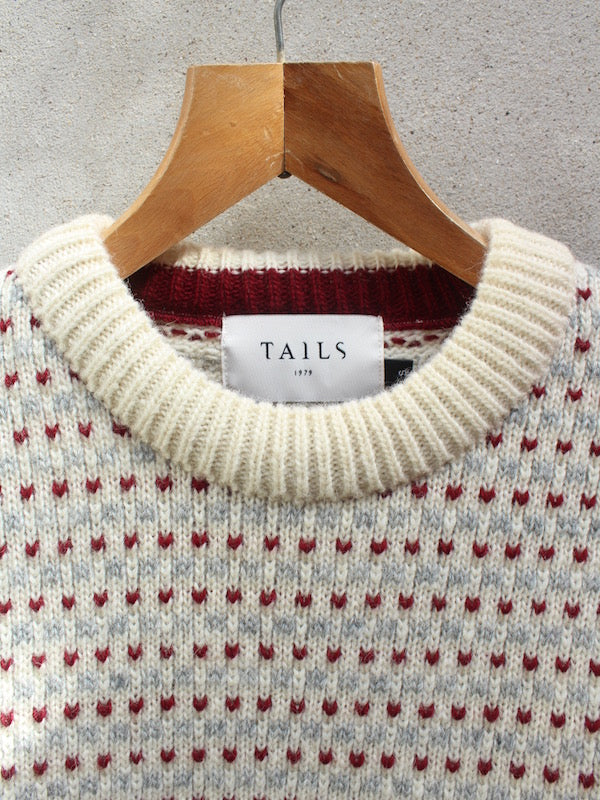Norwegian Sweater Burgundy Fleck