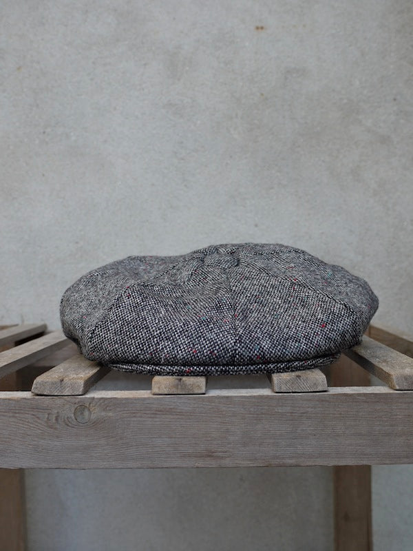 Tweed Flat Cap (Grey) Olney Headwear – tailsandtheunexpected