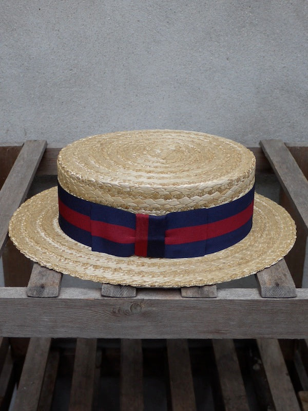 Straw Boater (Guards Band) Olney Headwear – tailsandtheunexpected