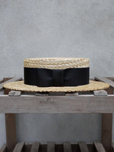 Load image into Gallery viewer, Traditional Straw Boater Hat