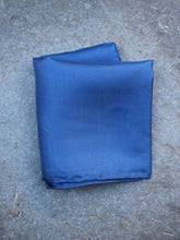 Load image into Gallery viewer, Silk Pocket Square (Blue)