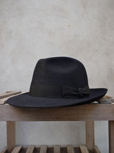 Load image into Gallery viewer, Brompton Trilby Hat (Black)