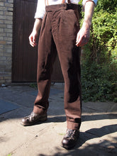 Load image into Gallery viewer, Fishtail Trousers | Corduroy (Choc)