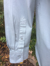 Load image into Gallery viewer, Work Shirt (Soft Sky) 100% Cotton Pullover work shirt 'Vintage Pattern'