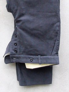 Tailored Moleskin Trousers (Charcoal Grey)