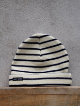 Load image into Gallery viewer, Stripey Knit Hat (Cream) Bonnets Rayes