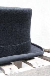 Fine Wool Top Hat (Black)