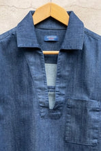 Load image into Gallery viewer, Denim Fisherman's Smock | Teddy (Blue)
