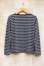 Load image into Gallery viewer, Breton Top | Guildo RA (Navy) by Saint James