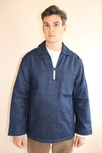 Load image into Gallery viewer, Denim Fisherman's Smock | Teddy (Blue)
