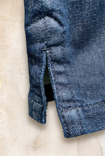 Load image into Gallery viewer, Denim Fisherman's Smock | Teddy (Blue)