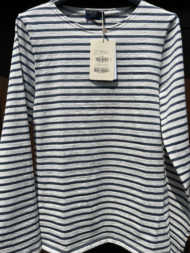 Minquiers Linen Cream/navy colourway