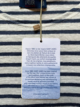 Load image into Gallery viewer, Minquiers Linen Cream/navy colourway
