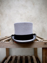 Load image into Gallery viewer, Ascot Morning Top Hat (Grey)