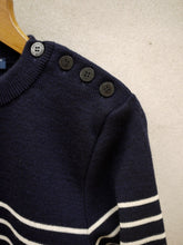 Load image into Gallery viewer, Breton Jumper | Binic (Navy)