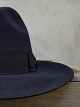 Load image into Gallery viewer, Brompton Trilby Hat (Navy)