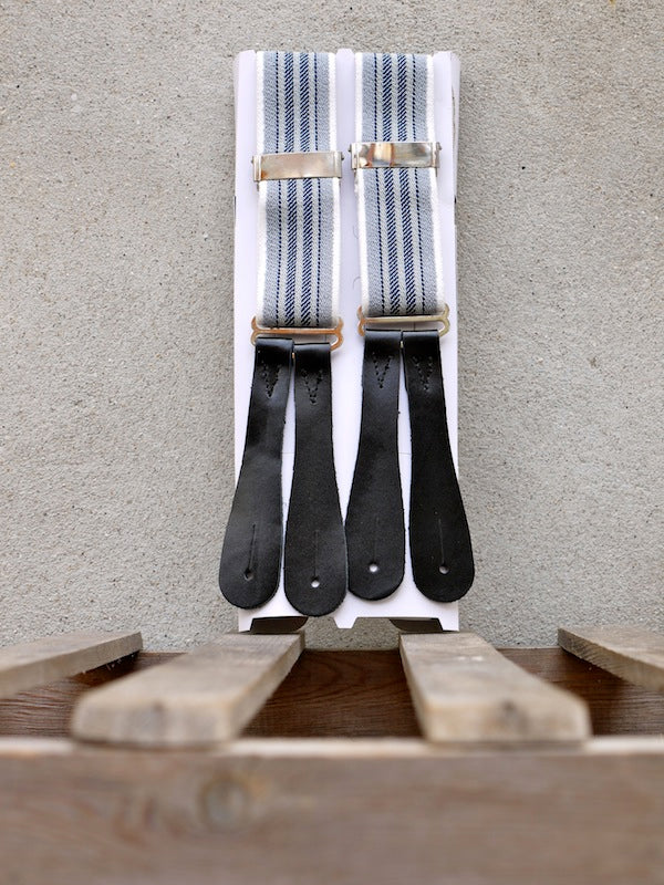Trouser Braces (Blue-Grey)