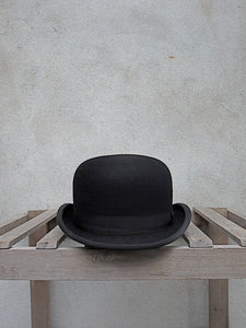 Black Fur-Felt Bowler Hat