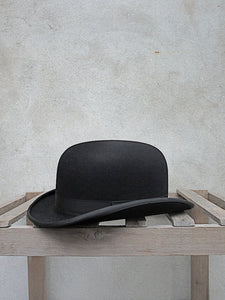 Black Fur-Felt Bowler Hat