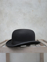 Load image into Gallery viewer, Black Christys&#39; Devon Fur-Felt Bowler Hat