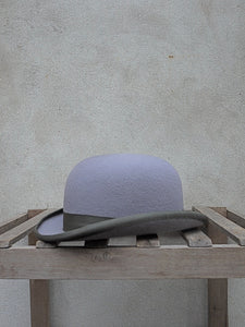 Grey Bowler Hat