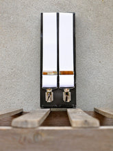 Load image into Gallery viewer, Trouser Braces | Clip-on (White) 35mm
