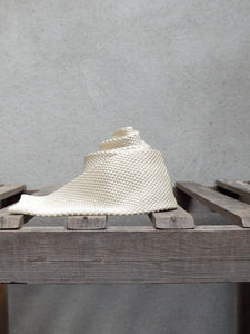 Silk Knit Tie (Cream)