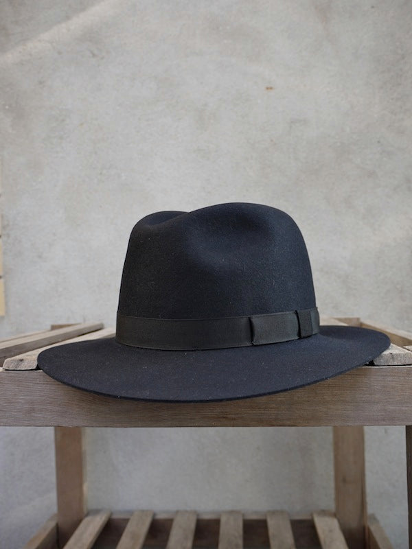 Crushable Trilby Hat (Black)