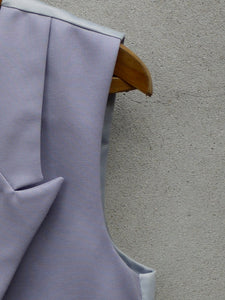 Morning Waistcoat | Double Breasted (Grey) Pure wool