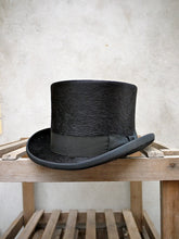Load image into Gallery viewer, Edwardian Top Hat (Black)