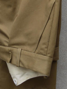 Fishtail Trousers | Cotton Drill (Khaki)