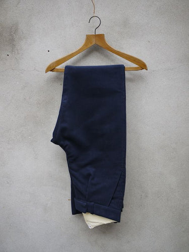 Fishtail Trousers | Moleskin (Navy)