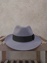Load image into Gallery viewer, Fedora Trilby Hat (100% fur felt-Grey)