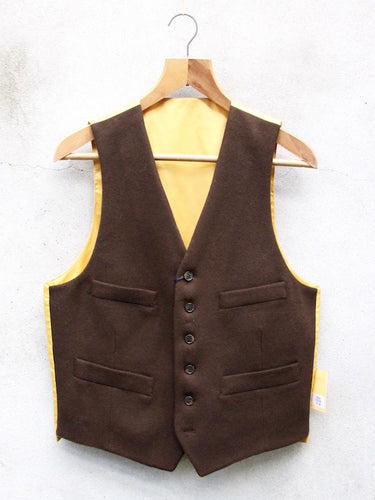 Wool Waistcoat (Chestnut Brown)