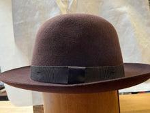 Load image into Gallery viewer, Foldaway Trilby Hat (Brown)