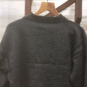 Guernsey Jumper (Charcoal Grey)