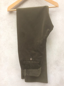 Fishtail Trousers | Corduroy (Olive)