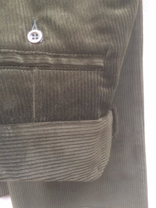 Fishtail Trousers | Corduroy (Olive)