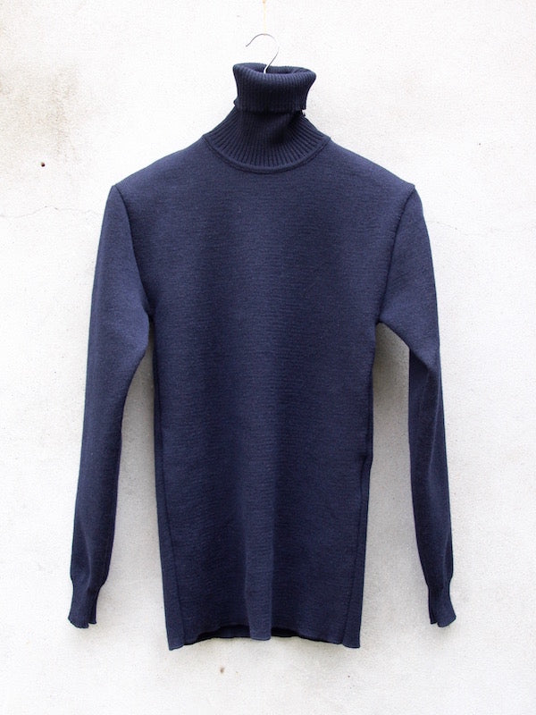 Turtleneck navy top