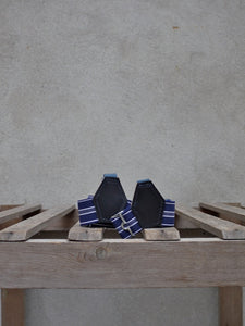 Sock Suspenders (Blue Striped)