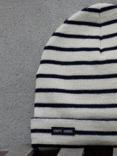 Load image into Gallery viewer, Stripey Knit Hat (Cream) Bonnets Rayes