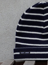 Load image into Gallery viewer, Stripey Knit Hat (Navy)