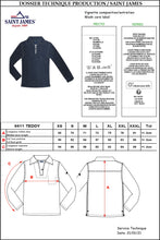 Load image into Gallery viewer, Denim Fisherman&#39;s smock by Saint James &#39;Teddy&#39;