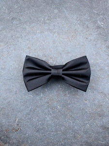 Formal Silk Bow Tie (Black)