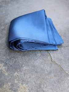 Silk Pocket Square (Blue)