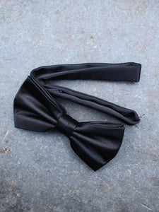 Formal Silk Bow Tie (Black)