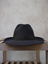 Load image into Gallery viewer, Brompton Trilby Hat (Black)